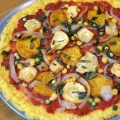 pizza sur croûte de millet