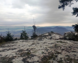 Depuis la roche des hauts champs