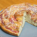 Brioche aux pommes vegan.