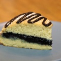 Gâteau myrtilles et cacao