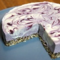 Vegan cheese cake Glacé. 