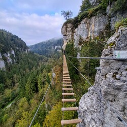 Via ferrata les échelles de la mort